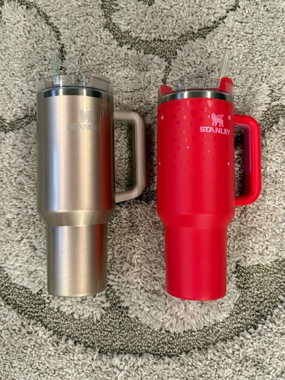 Set of Two Stanley The Quencher Flowstate 40 oz Tumbers - Picture 1 of 3